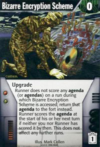 Netrunner Bizarre Encryption Scheme