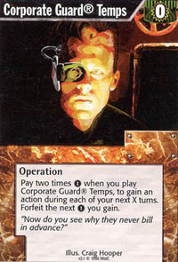Netrunner Corporate Guard&reg; Temps