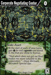 Netrunner Corporate Negotiating Center