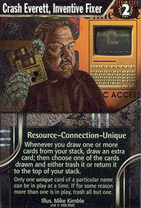 Netrunner Crash Everett, Inventive Fixer