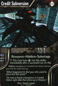 Netrunner Credit Subversion