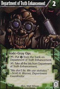 Netrunner Department of Truth Enhancement
