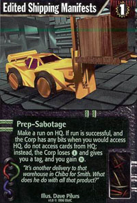 Netrunner Edited Shipping Manifests