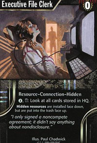 Netrunner Executive File Clerk