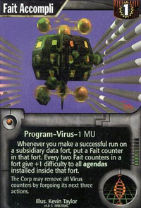 Netrunner Fait Accompli