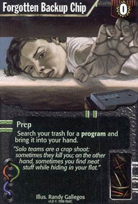 Netrunner Forgotten Backup Chip
