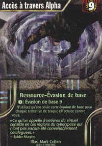 Netrunner Acc&egrave;s &agrave; travers Alpha