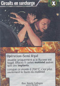 Netrunner Circuits en surcharge