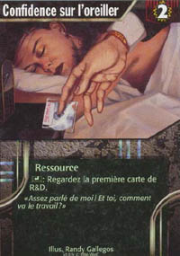 Netrunner Confidence sur l'oreiller