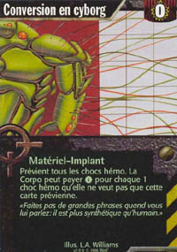 Netrunner Conversion en cyborg