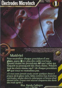 Netrunner &Eacute;lectrodes Microtech