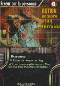 Netrunner Erreur sur la personne