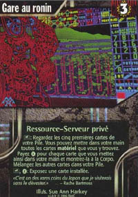 Netrunner Gare au ronin