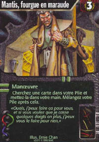 Netrunner Mantis, fourgue en maraude