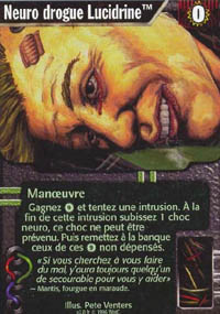 Netrunner Neuro drogue Lucidrine�