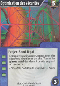 Netrunner Optimisation des s&eacute;curit&eacute;s