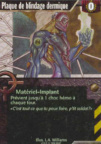 Netrunner Plaque de blindage dermique
