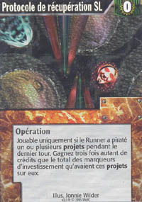 Netrunner Protocole de r&eacute;cup&eacute;ration SL