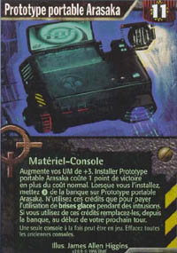 Netrunner Prototype portable Arasaka