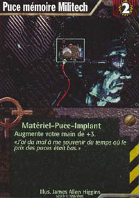 Netrunner Puce m&eacute;moire Militech