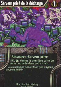 Netrunner Serveur priv&eacute; de la d&eacute;charge