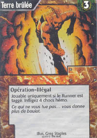Netrunner Terre br&ucirc;l&eacute;e