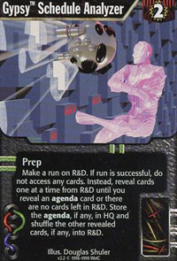 Netrunner Gypsy� Schedule Analyzer