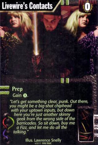 Netrunner Livewire's Contacts