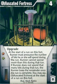 Netrunner Obfuscated Fortress