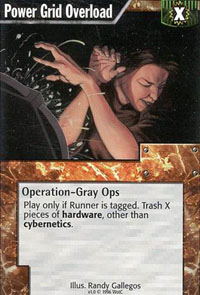 Netrunner Power Grid Overload