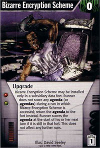 Netrunner Bizarre Encryption Scheme