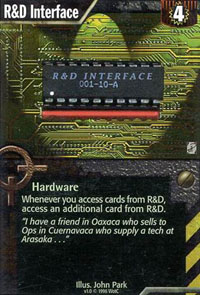 Netrunner R&D Interface
