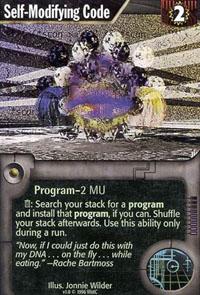 Netrunner Self-Modifying Code