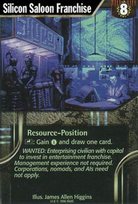 Netrunner Silicon Saloon Franchise