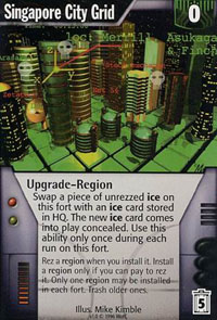 Netrunner Singapore City Grid