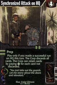 Netrunner Synchronized Attack on HQ