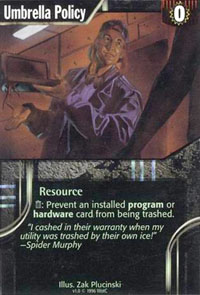 Netrunner Umbrella Policy