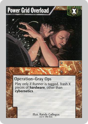Old Power Grid Overload Card