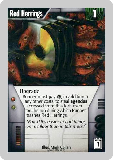 Old Red Herrings Card