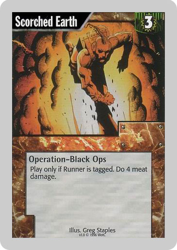 Old Scorched Earth Card