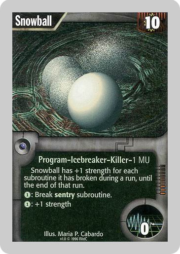 Old Snowball Card