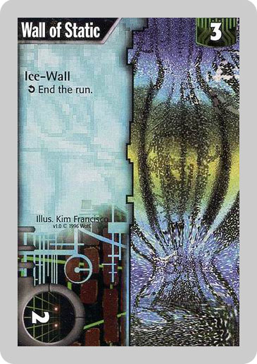 Old Wall of Static Card